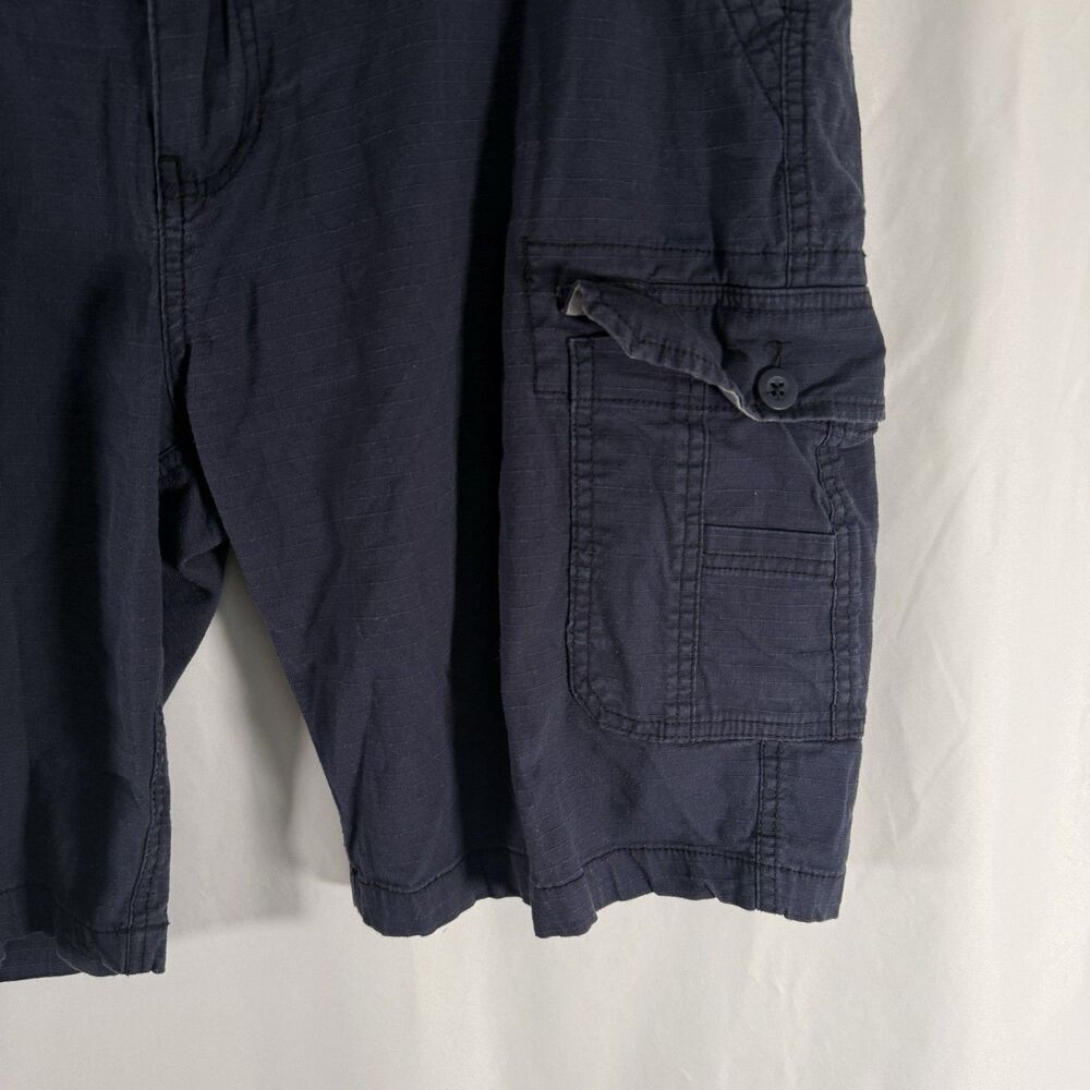 Wear First Cargo Shorts Men's 40 Black Flat Front Pockets Casual - Picture 4 of 7